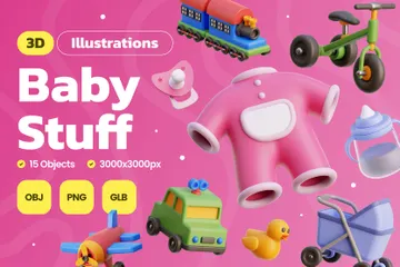 Baby Stuff 3D Icon Pack