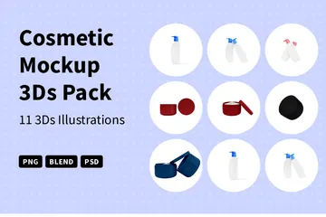 Cosmetic Mockup 3D Icon Pack
