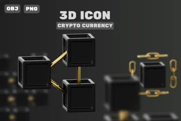 Cryptocurrency 3D Icon Pack