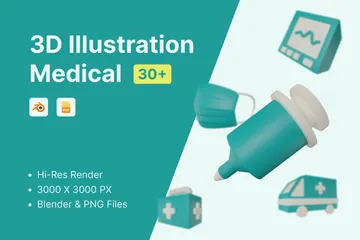Medical 3D Illustration Pack