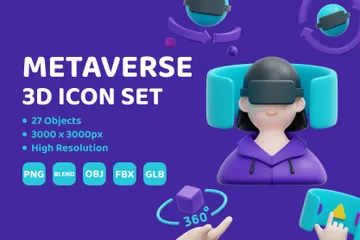 메타버스 3D Icon 팩