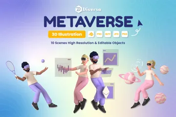 메타버스 3D Illustration 팩