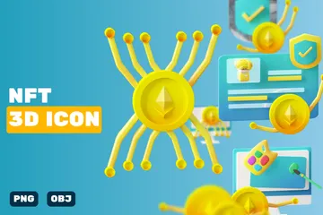 NFT Pacote de Icon 3D