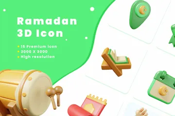 Ramadã Pacote de Illustration 3D