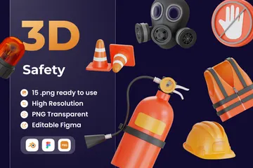안전 3D Icon 팩