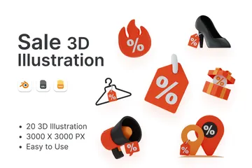Sale 3D Icon Pack