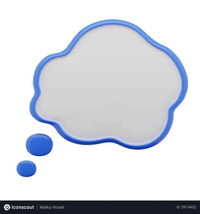 Free Bolha de bate-papo  3D Icon