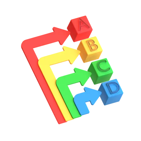 Free Alphabet Chart  3D Icon