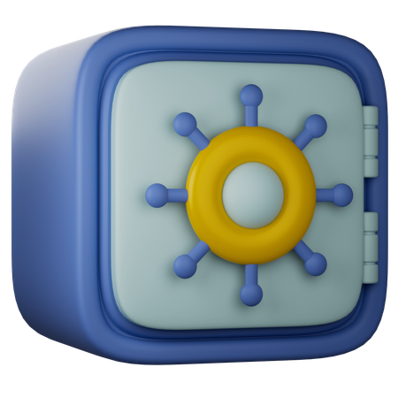 Free Bank Locker  3D Icon