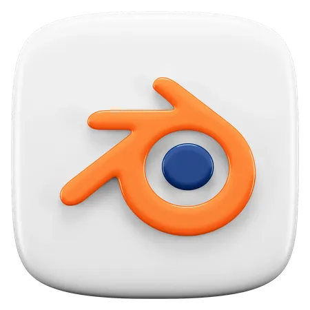 Free Blender  3D Icon
