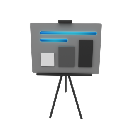 Free Business Presentation  3D Illustration