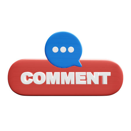 Free Free Comment  3D Icon