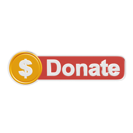 Free 寄付する  3D Icon