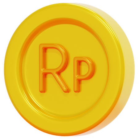 Free Indonesian Rupiah  3D Icon