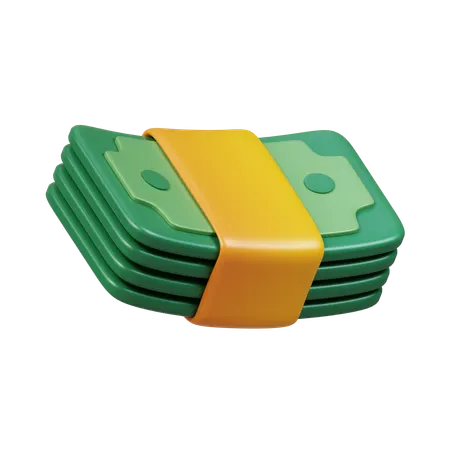 Free Money Note  3D Icon