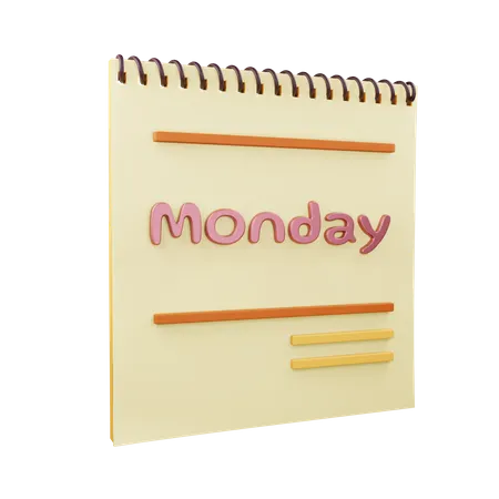 Free Montag  3D Illustration