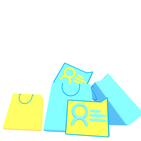 Free Shopping Bag  3D Icon