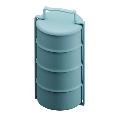 Free Caixa de tiffin  3D Illustration