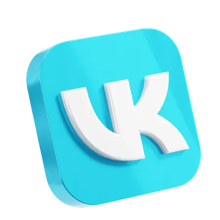 Free VK  3D Icon