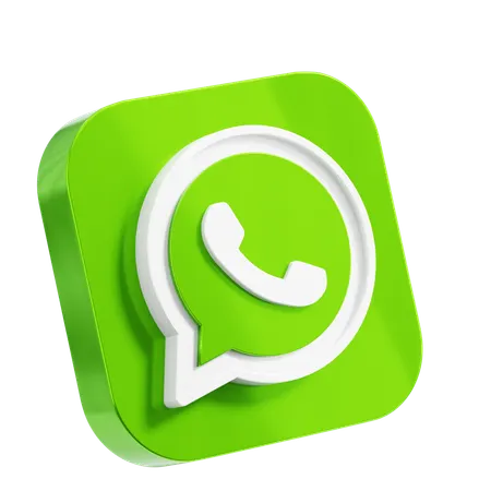 Free Whatsapp  3D Icon