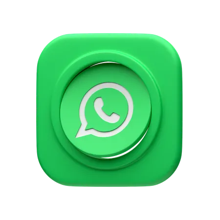 Free 왓츠앱  3D Icon