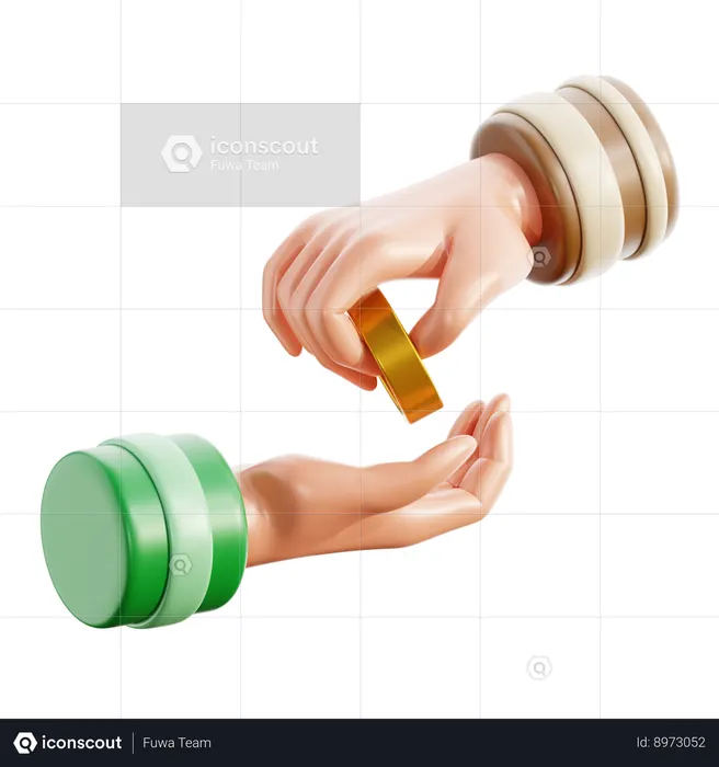 Donation  3D Icon