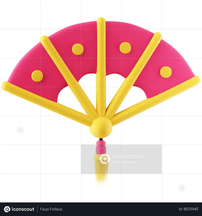 Fan Chinese  3D Icon