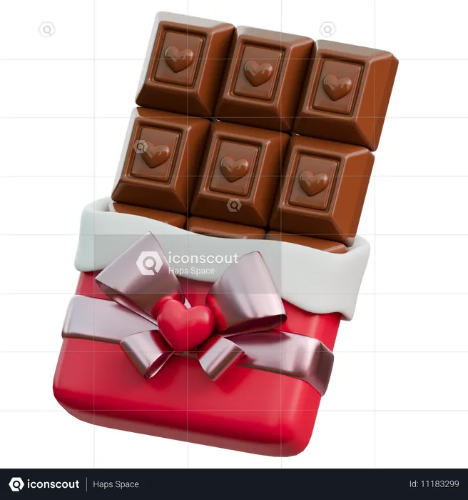 Schokoladenriegel  3D Icon