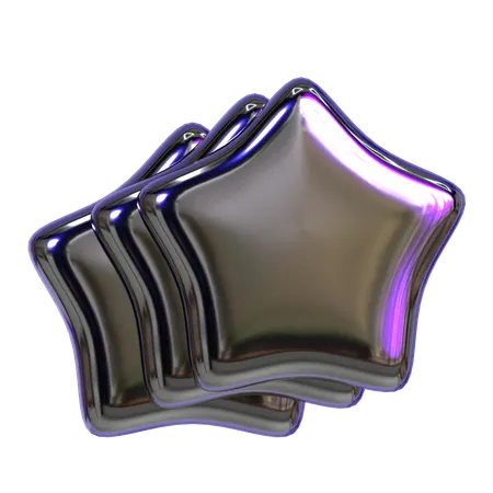추상 별 기하학  3D Icon