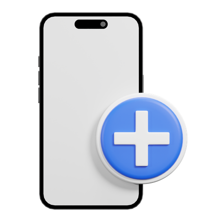 Add Phone  3D Icon