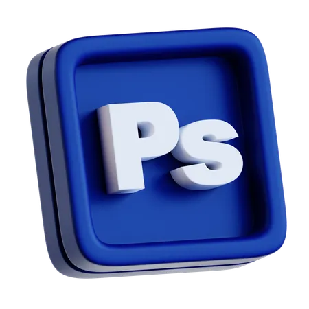 Adobe Photoshop  3D Icon