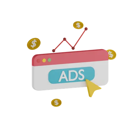 Ads Analysis  3D Icon