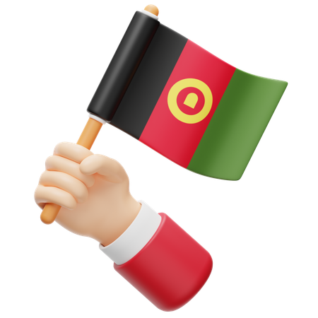 Afghanistan Flag  3D Icon