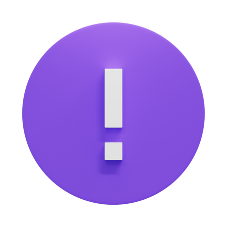 Alerta  3D Icon