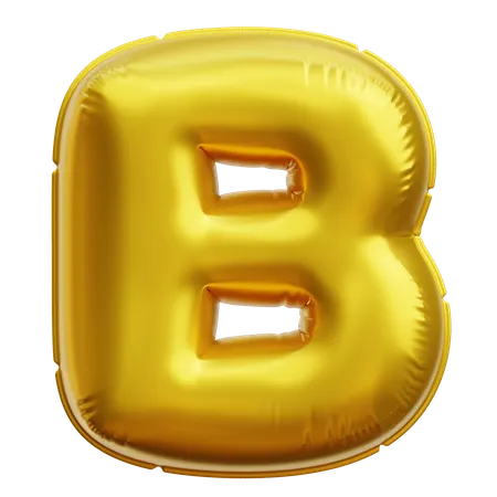 Alfabeto b  3D Icon