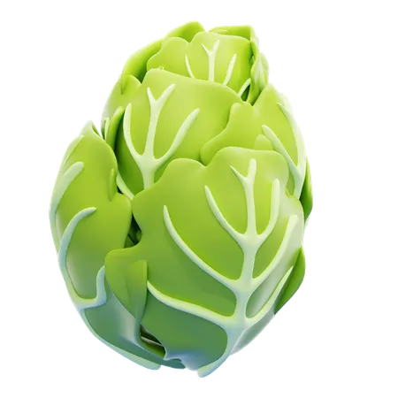 Alface  3D Icon