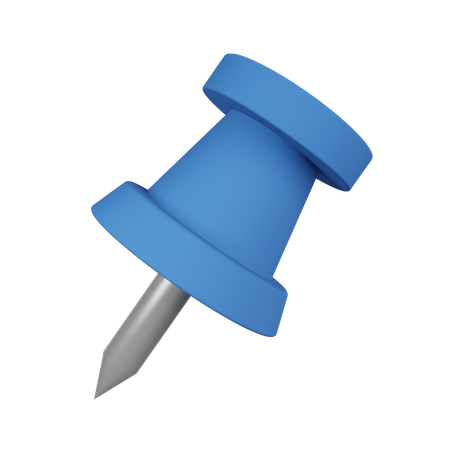 Alfinete de polegar  3D Illustration