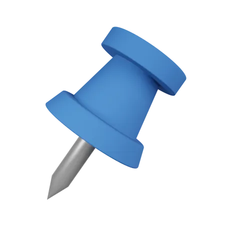 Alfinete de polegar  3D Illustration