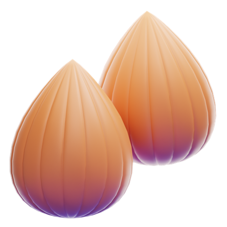 Almond  3D Icon