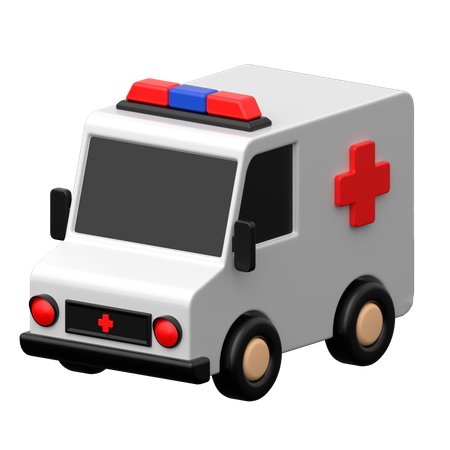 Ambulance  3D Icon