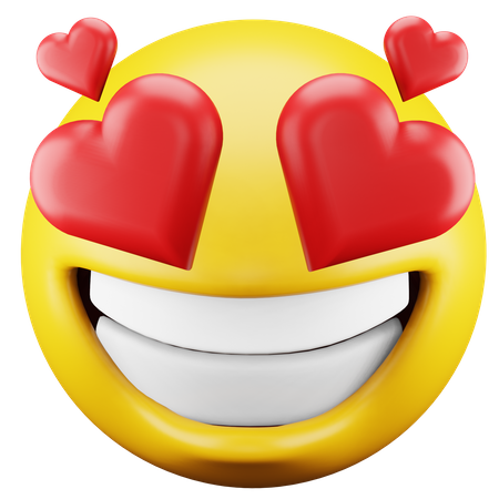 Amour Emoji  3D Icon