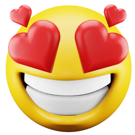 Amour Emoji  3D Icon