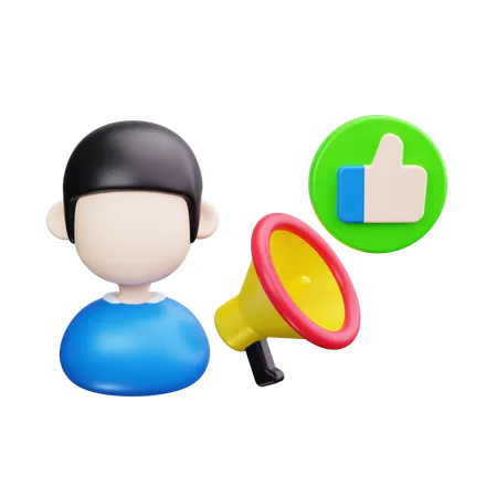 Anúncio  3D Icon