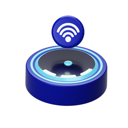 Aspirador inteligente  3D Icon