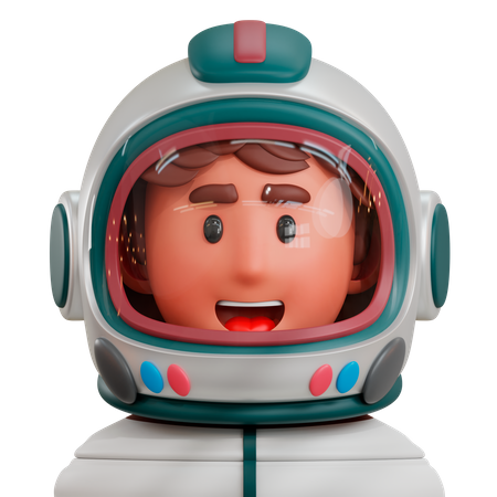 Astronauta  3D Illustration