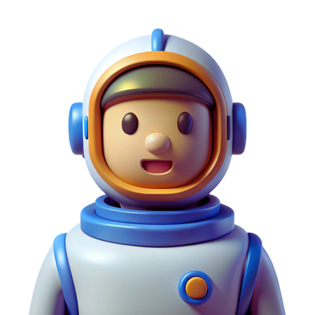 Astronauten-Avatar  3D Icon