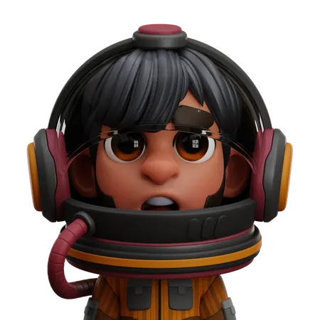 Astronauta  3D Icon