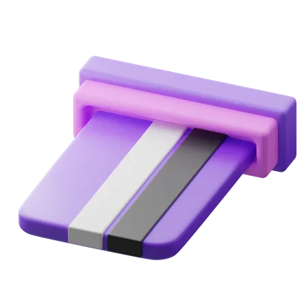 Atm card  3D Illustration