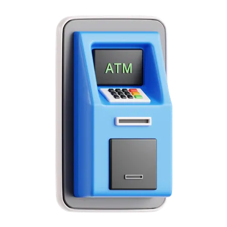 Atm Machine  3D Icon