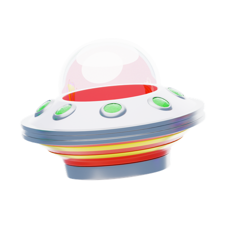 Außerirdisches Raumschiff  3D Icon